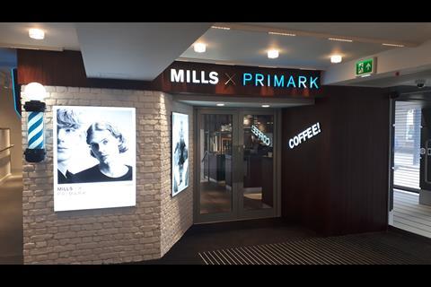 Barbershop in Primark Birmingham